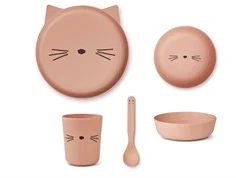Liewood cat rose blush juniorsæt Brody (4-pack)